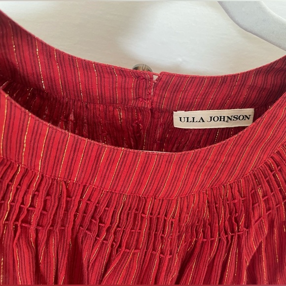 Ulla Johnson. Red peasant top. Size small - Picture 2 of 6